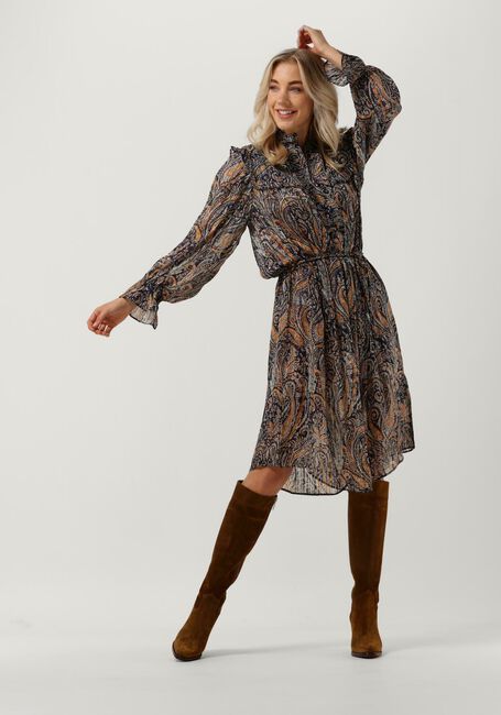 Mehrfarbige/Bunte ANTIK BATIK Midikleid ELVIS TRANSDRESS - large