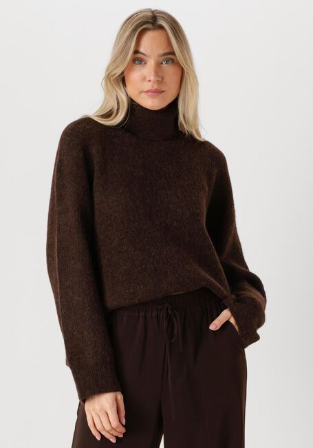 Braune GESTUZ Rollkragenpullover ALPHAGZ ROLLNECK - large