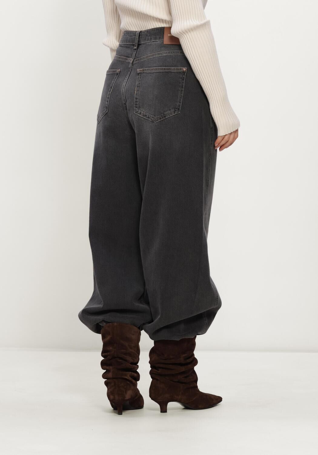 Dunkelgrau MOS MOSH Wide jeans MMCINDY DRACIEL JEANS - large