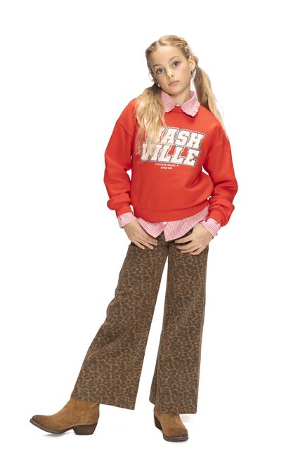 Khaki RETOUR Wide jeans PEGGY - large