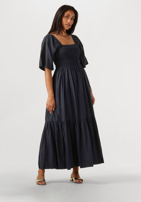 Schwarze SELECTED FEMME Maxikleid SLFDORA SS ANKLE DRESS - large