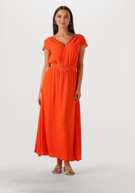 Orangene LOUIZON Maxikleid FAYENCE - large