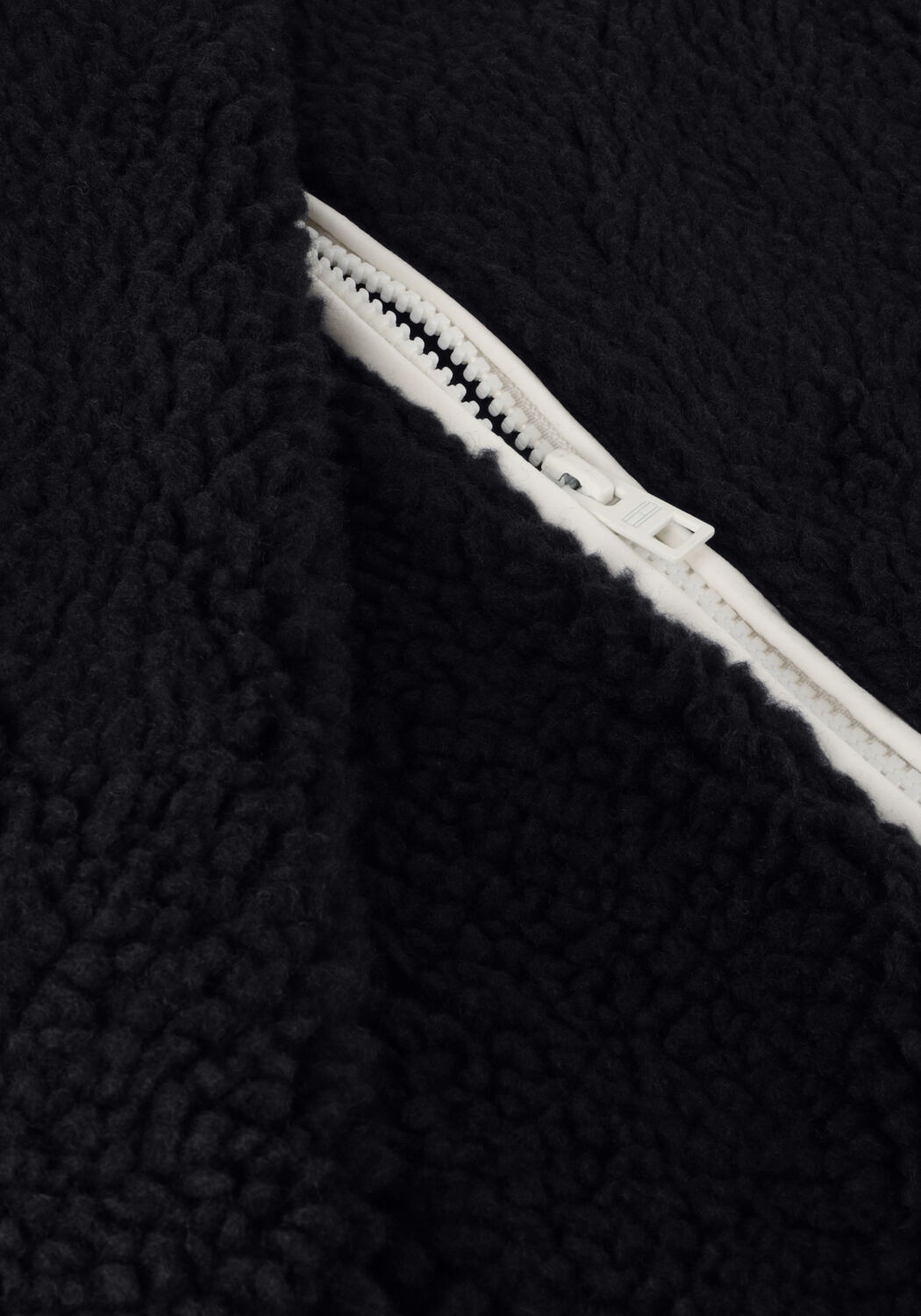 Dunkelblau TOMMY JEANS Strickjacke TJM SHERPA ZIP THRU HOODIE - large