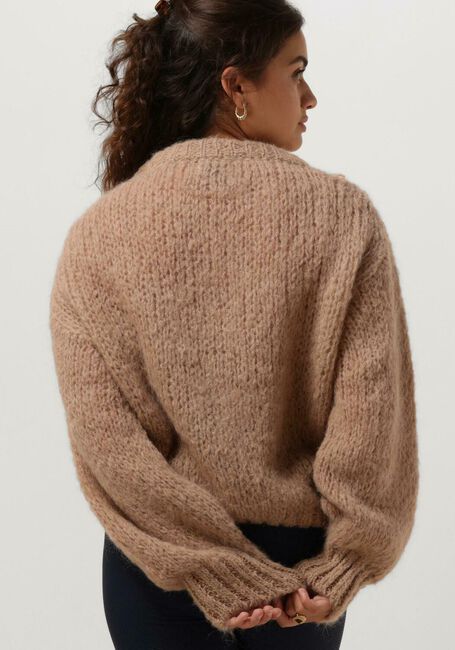 Beige AMERICAN DREAMS Pullover LEONNIE ALPACA PULLOVER - large