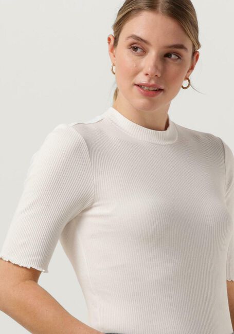 Weiße SELECTED FEMME Top SLFANNA 2/4 CREW NECK TEE - large