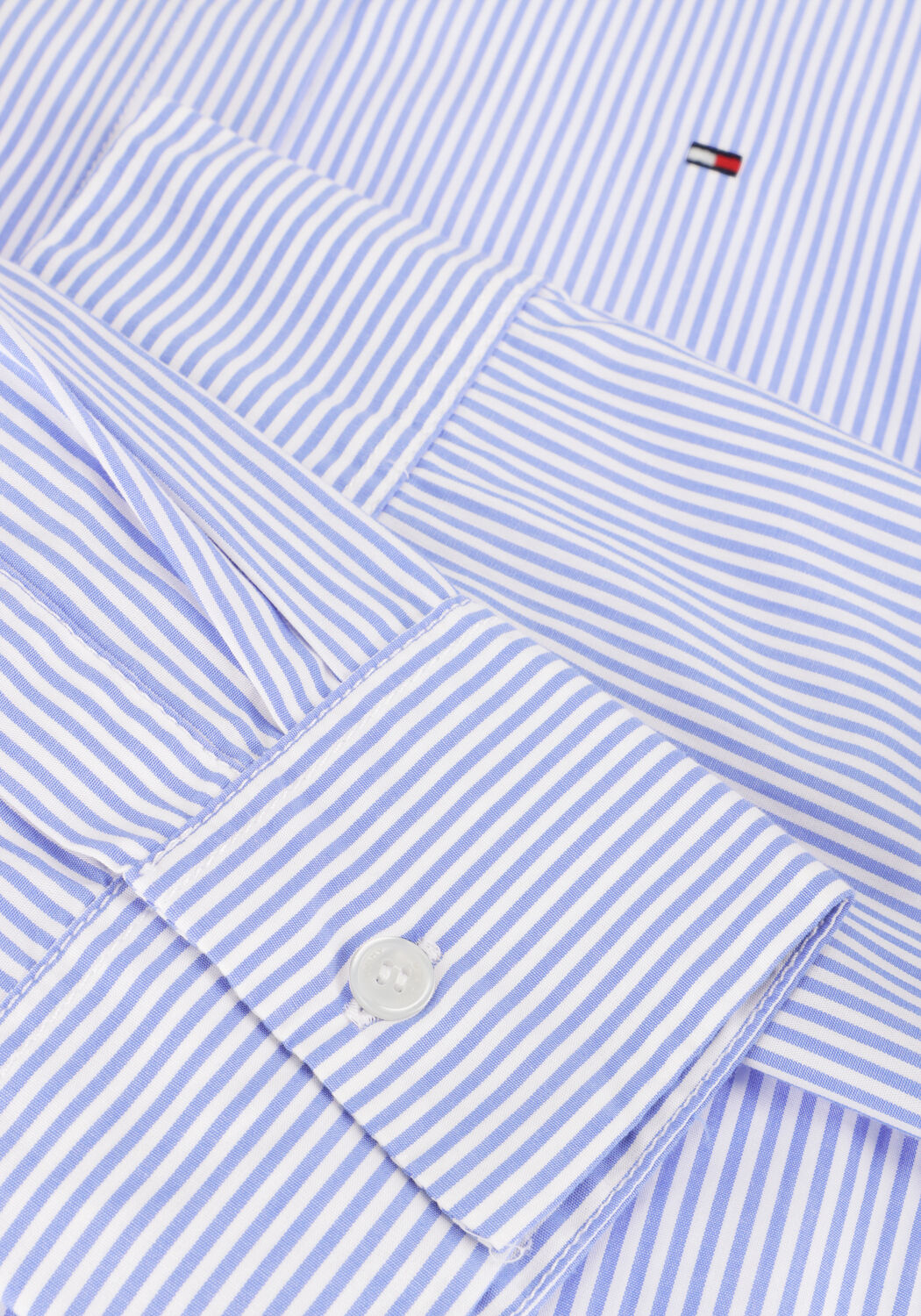 Hellblau TOMMY HILFIGER Blusen ESSENTIAL STP REGULAR SHIRT - large