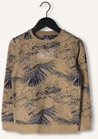 Camelfarbene INDIAN BLUE JEANS Pullover CREWNECK PALM AOP Camelfarbene INDIAN BLUE JEANS Pullover CREWNECK PALM AOP - medium