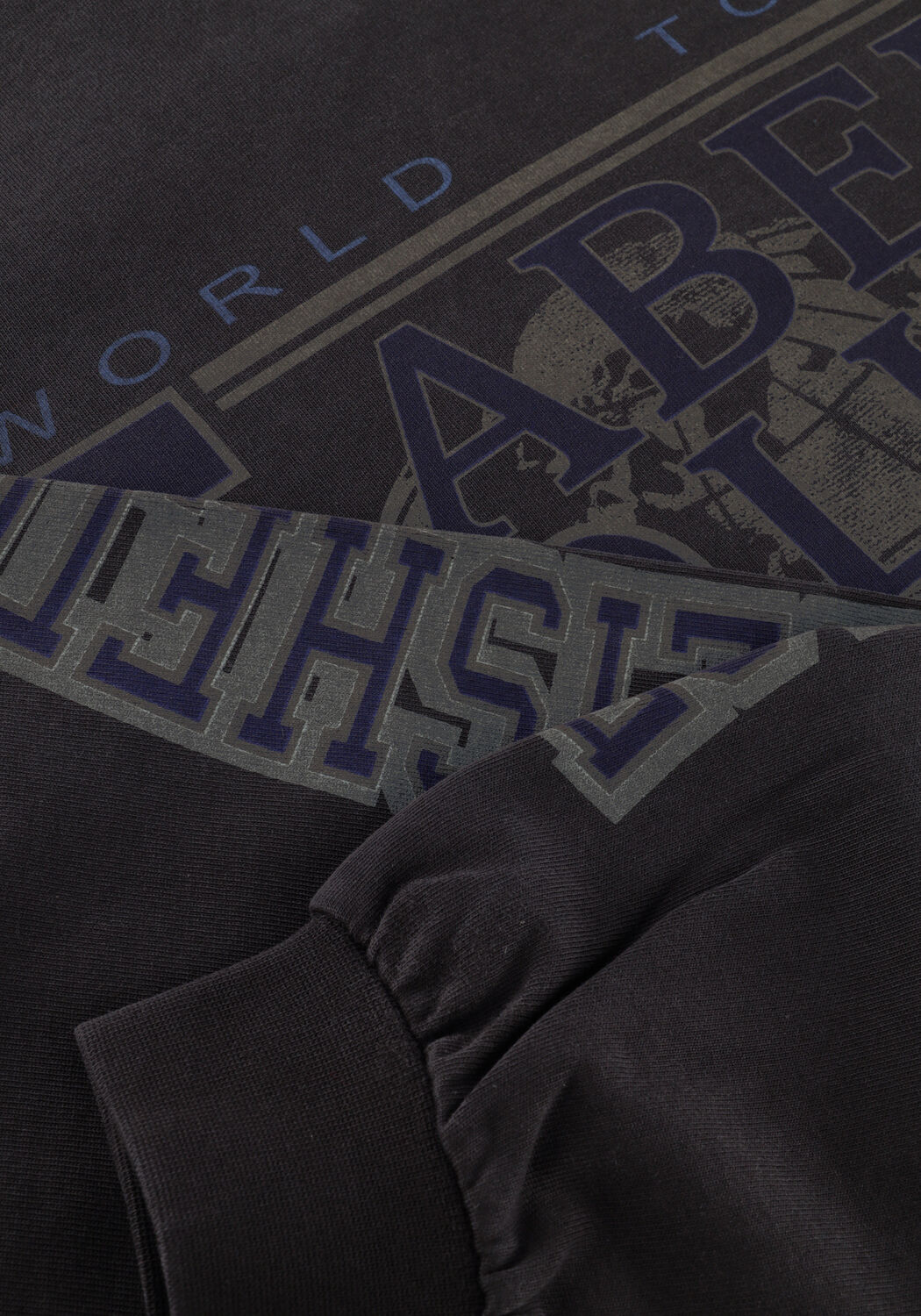 Schwarze ALIX THE LABEL Top LADIES KNITTED LABEL CLUB LONGSLEEVE T-SHIRT - large