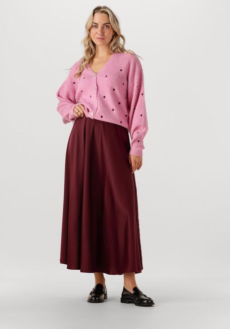 Bordeaux Y.A.S. Maxirock YASPELLA HW VOLUME ANKLE SKIRT - large