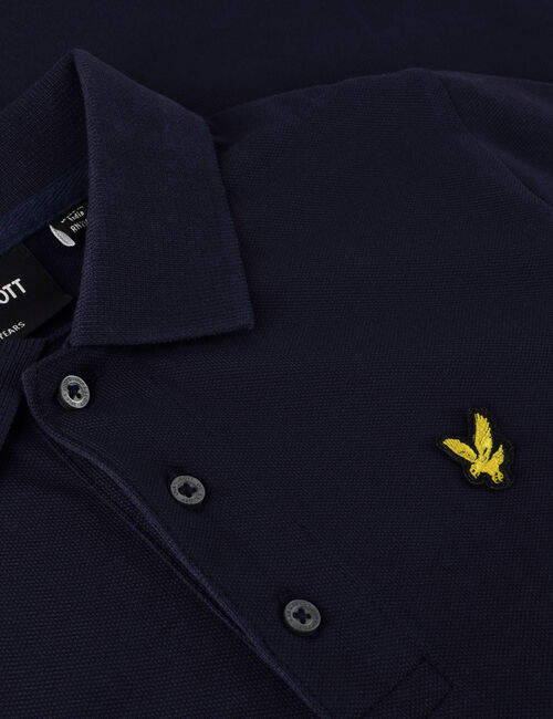 Dunkelblau LYLE & SCOTT Polo-Shirt PLAIN POLO SHIRT B - large