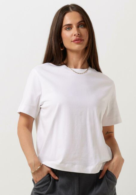 Weiße SELECTED FEMME T-shirt SLFESSENTIAL SS BOXY TEE - large