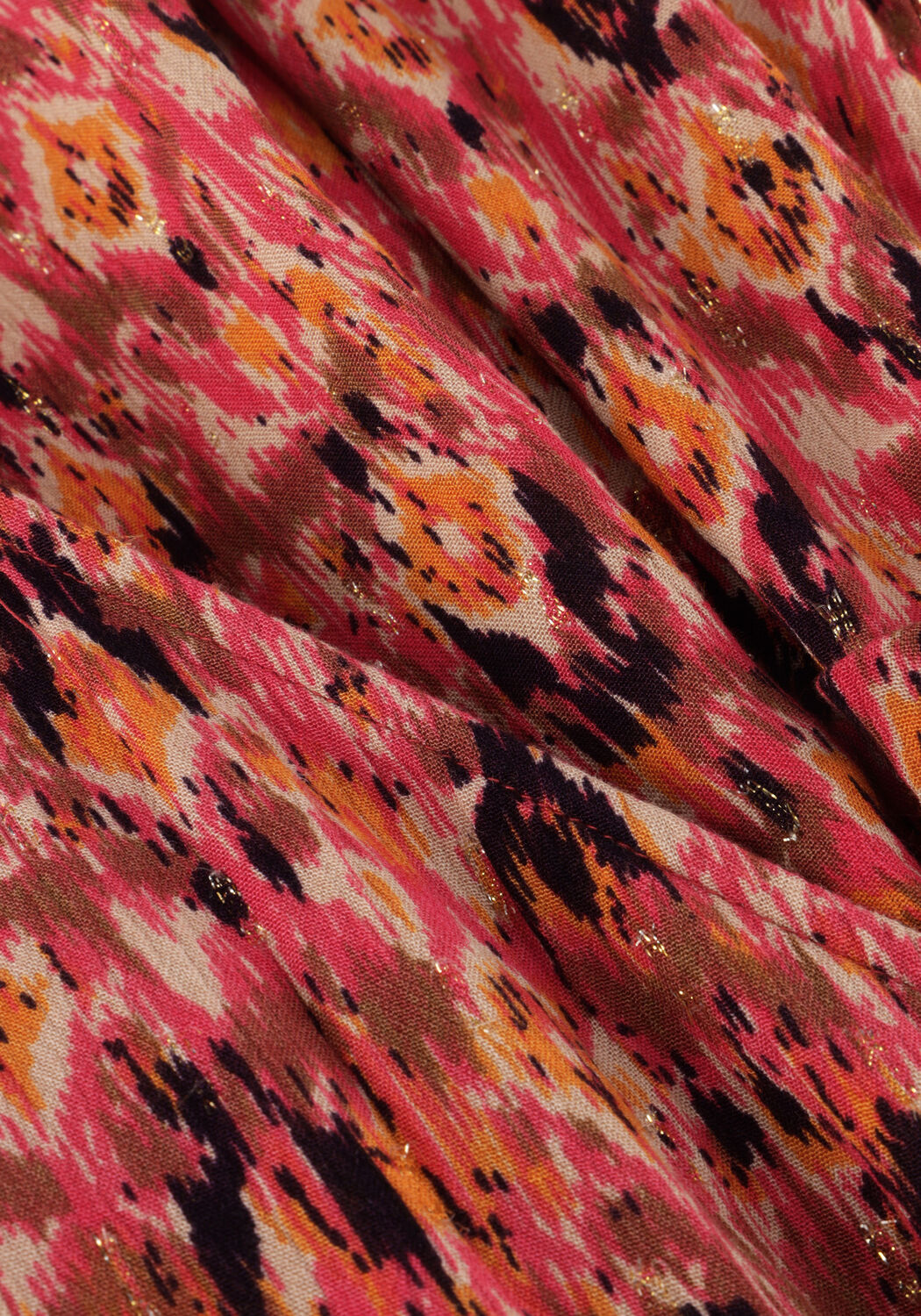 Mehrfarbige/Bunte AAIKO Midikleid PIDA IKAT VIS 512 - large