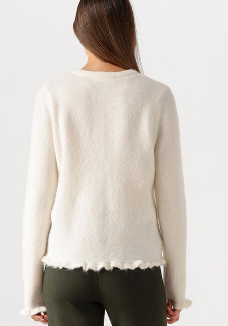 Nicht-gerade weiss SELECTED WOMEN Strickjacke SLFLULU FRILL LS KNIT CARDIGAN - large