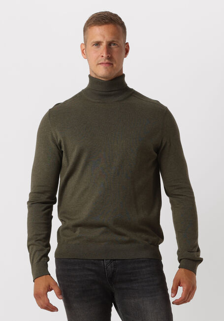 Dunkelgrün SELECTED HOMME Rollkragenpullover SLHBERG ROLL NECK B - large