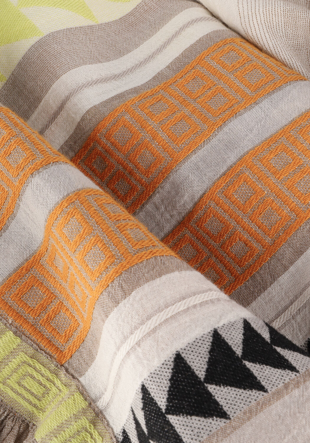 Mehrfarbige/Bunte DEVOTION Maxikleid SKIROPOULA - large