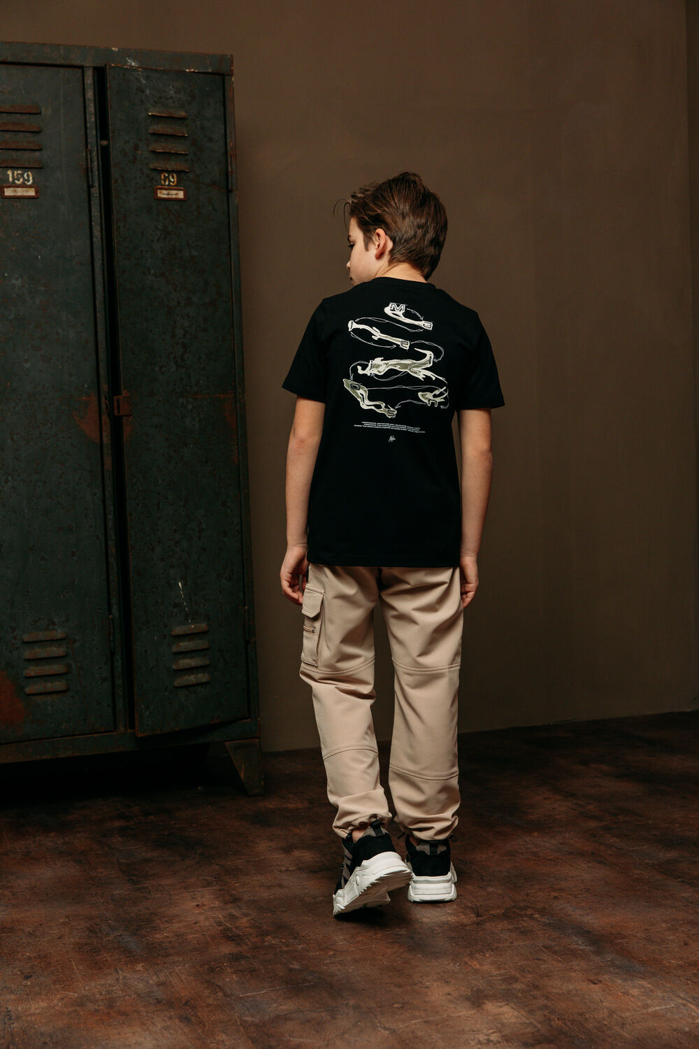 Schwarze MALELIONS T-shirt SIGN T-SHIRT - large