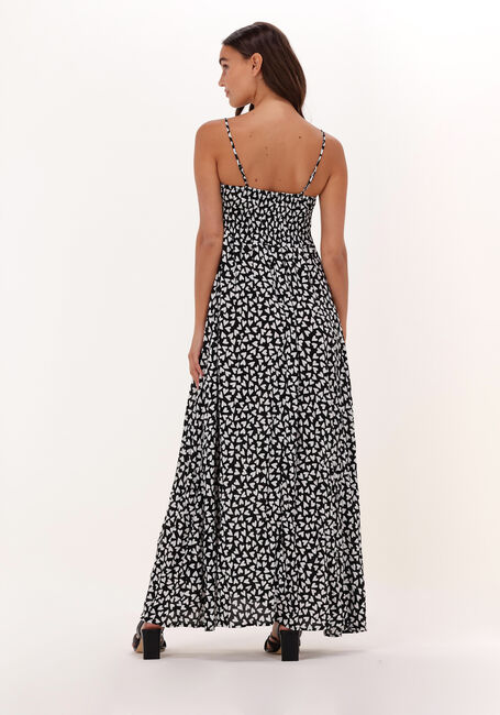 Schwarze COLOURFUL REBEL Maxikleid SOPHIE HEART MAXI SMOCK DRESS - large