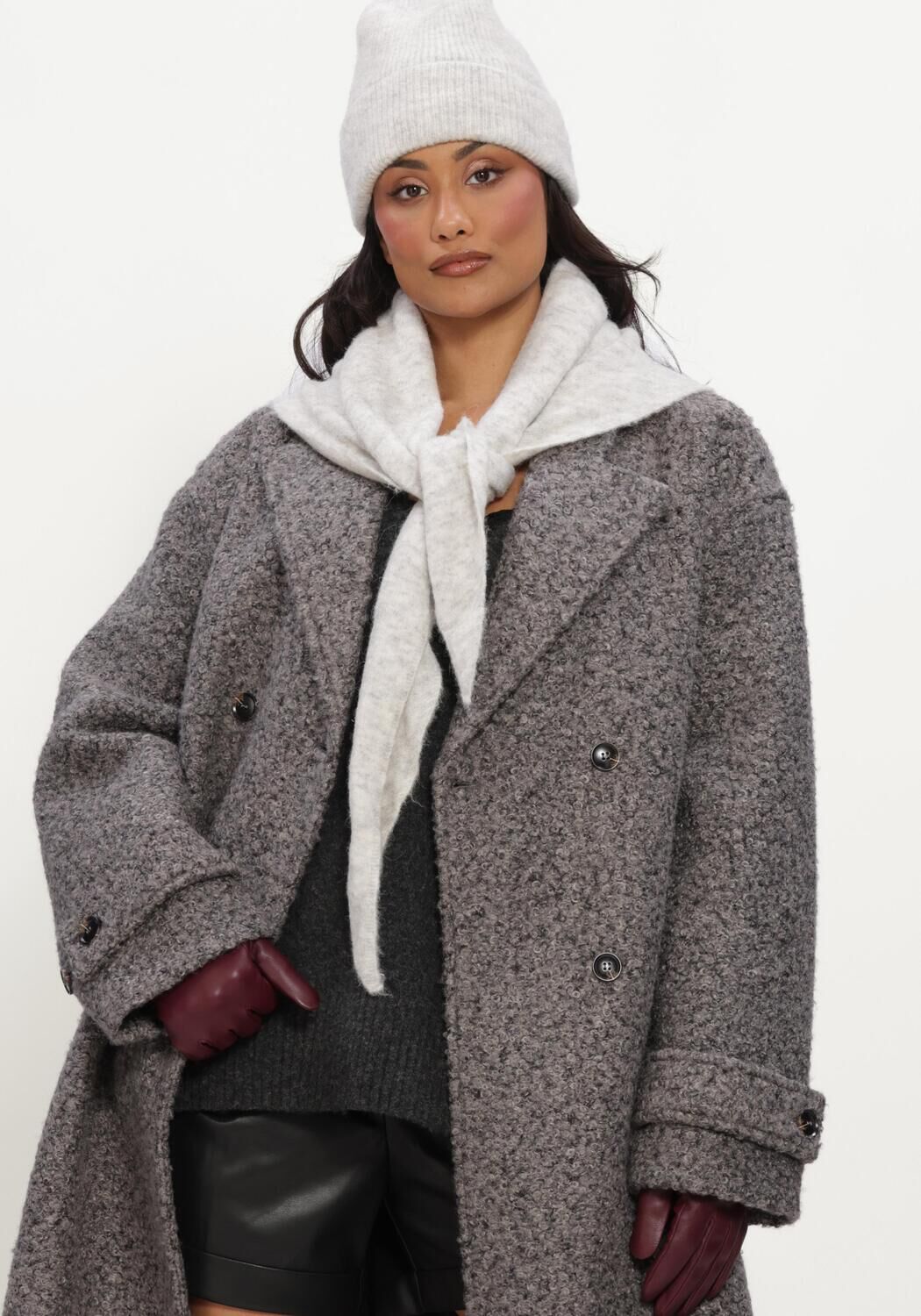 Dunkelgrau OMODA ATELIER M&auml;ntel OM-QUIRINE X QUINTY - large