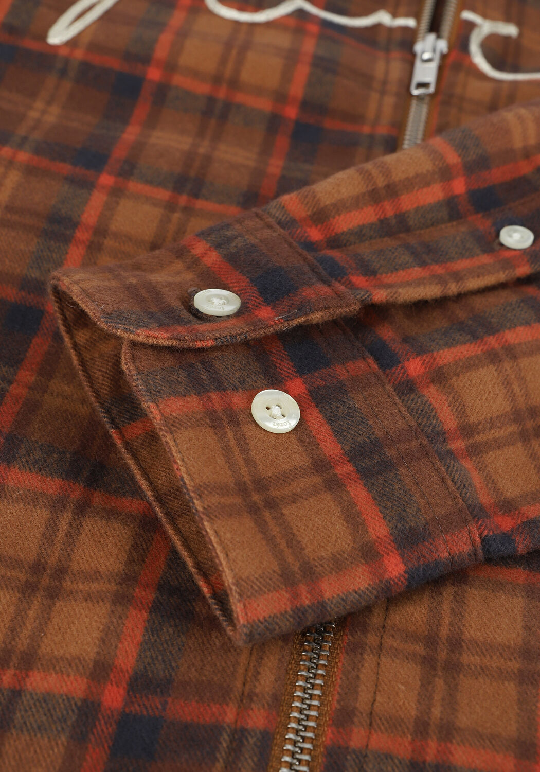 Braune FOR&Eacute;T Overshirt ROUGH OVERSHIRT - large