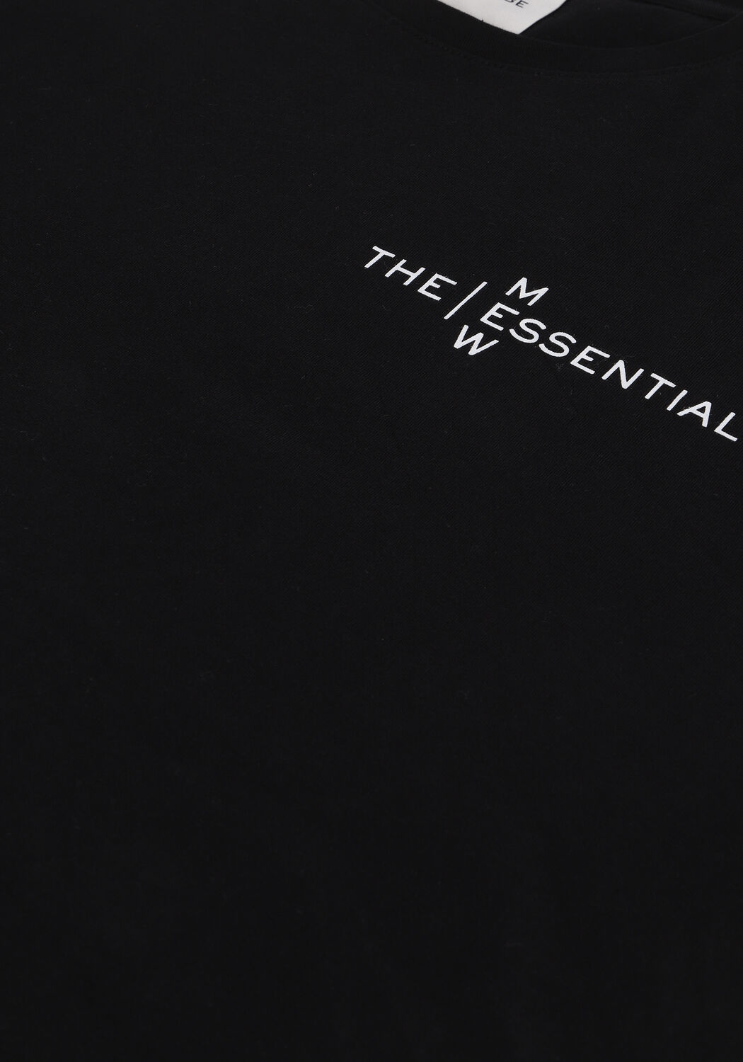Schwarze MY ESSENTIAL WARDROBE Top 13 THE LOGO TEE - large