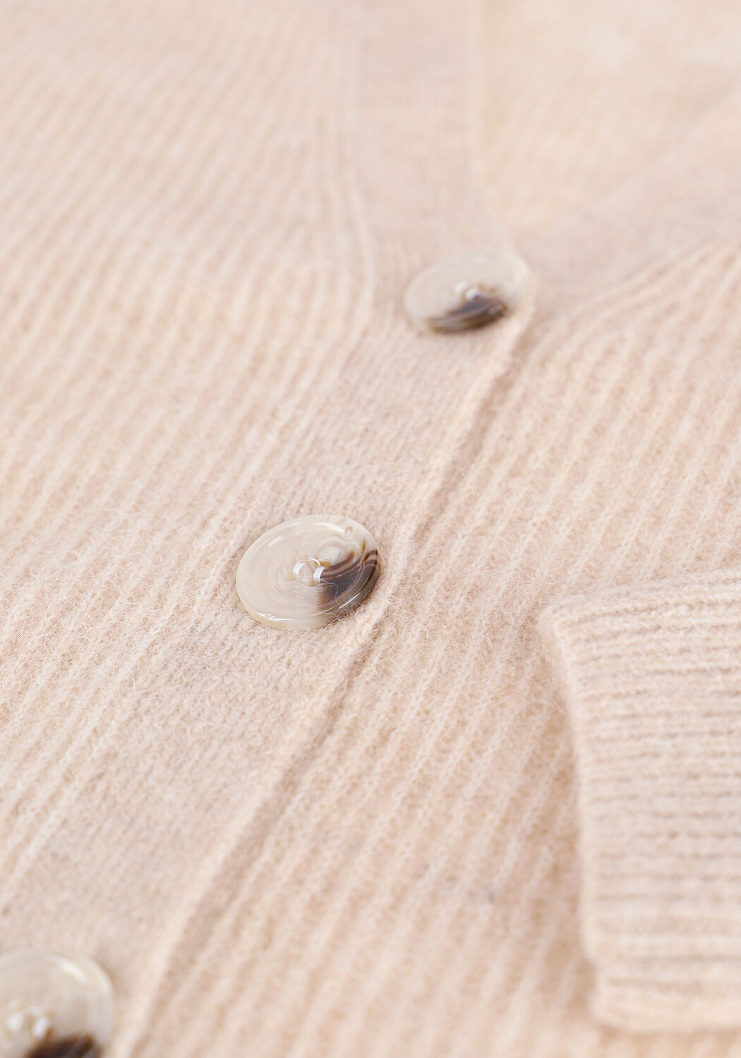 Sand NEO NOIR Strickjacke GIMMA KNIT CARDIGAN - large