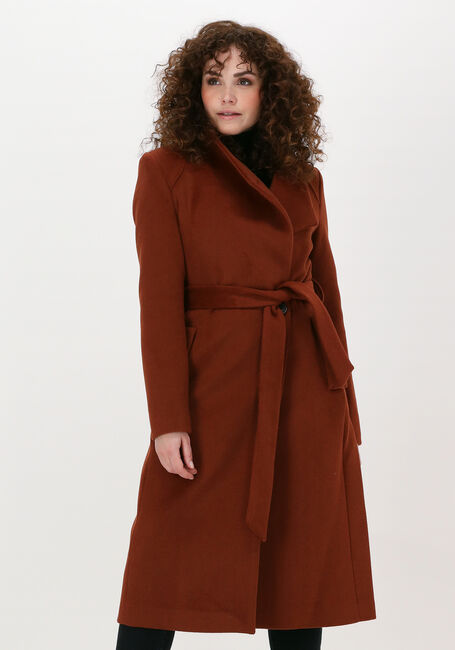 Braune GIACOMO THE JACKET M&auml;ntel 18 WOOL BLEND - large