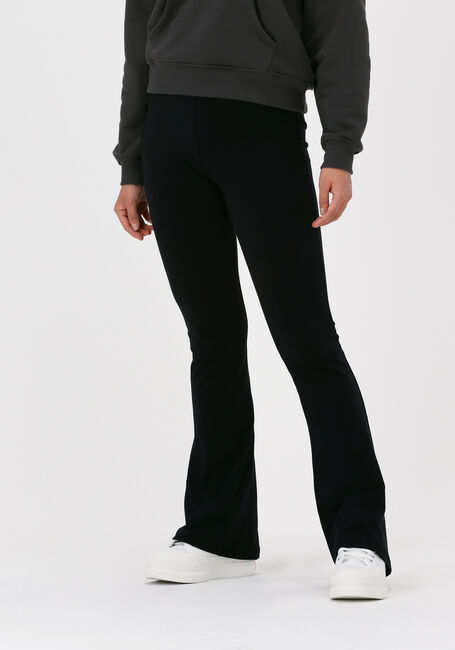 Schwarze COLOURFUL REBEL Schlaghose BASIC FLARE PANTS - large