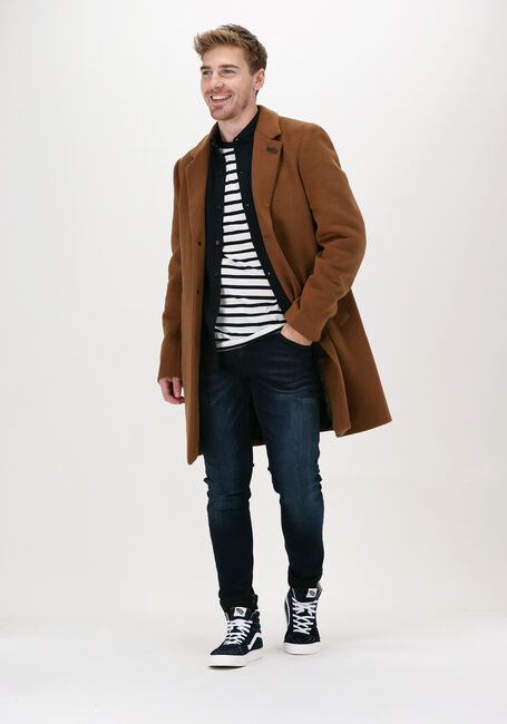 Camelfarbene SCOTCH & SODA Mäntel 163276 - SINGLE BREASTED WOOL- - large