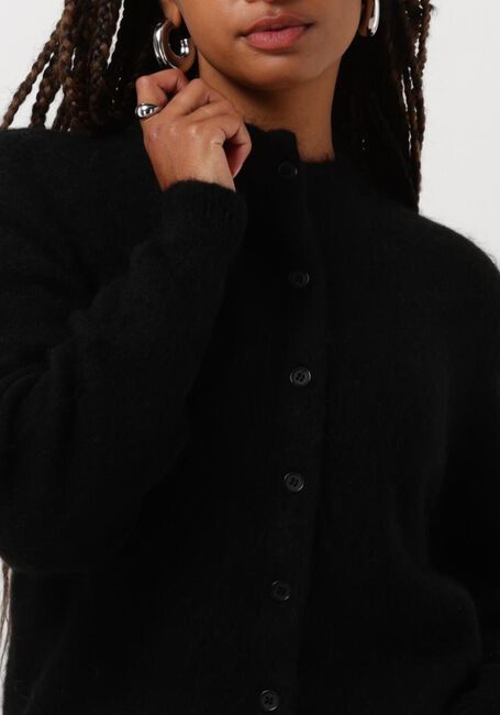 Schwarze GESTUZ Strickjacke DEBBIEGZ CARDIGAN - large