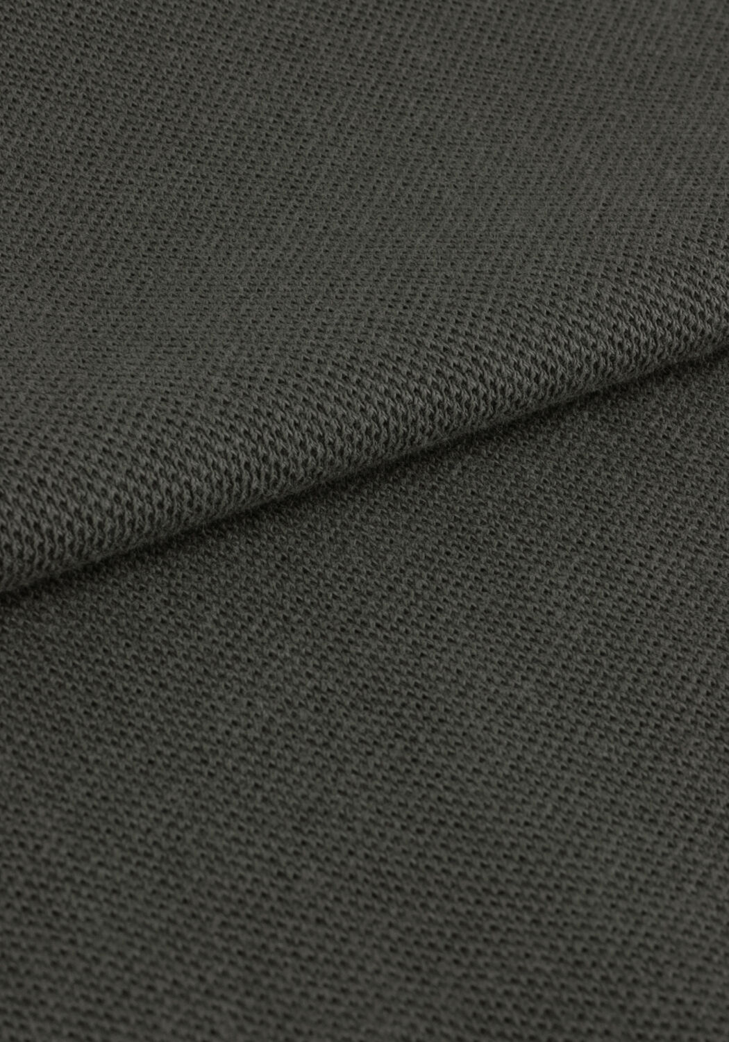 Olive FRED PERRY Polo-Shirt LONG SLEEVE PLAIN FRED PERRY SHIRT - large