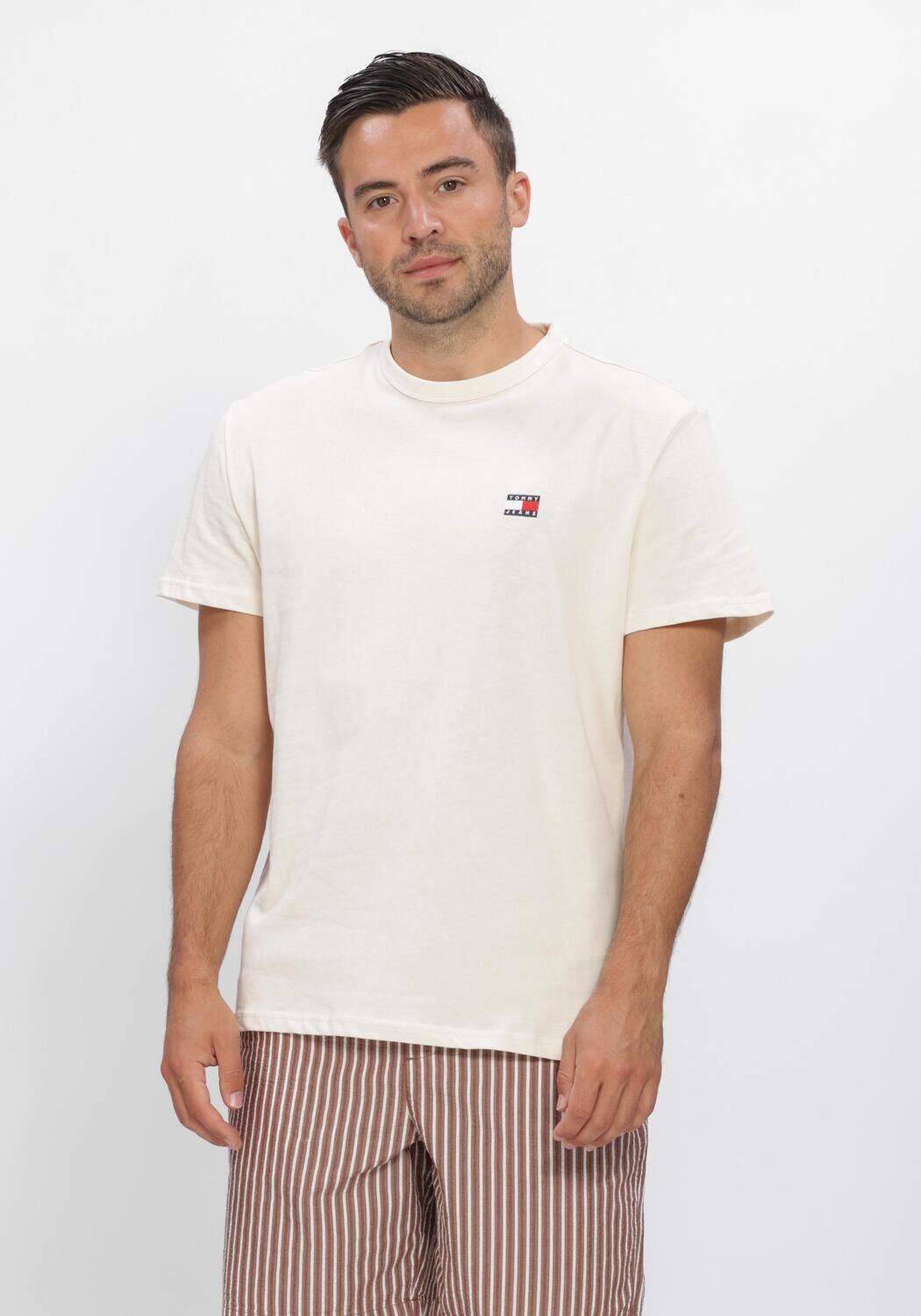 Nicht-gerade weiss TOMMY JEANS T-shirt TJM REG BADGE TEE EXT - large