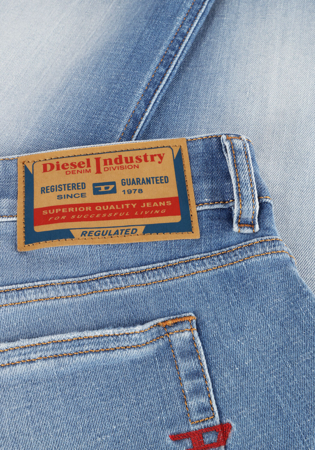 Blaue DIESEL Skinny jeans 1979 SLEENKER - large