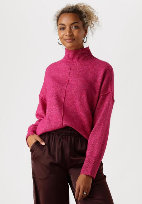 Fuchsie Y.A.S. Pullover YASBALIS LS HIGH NECK KNIT - large