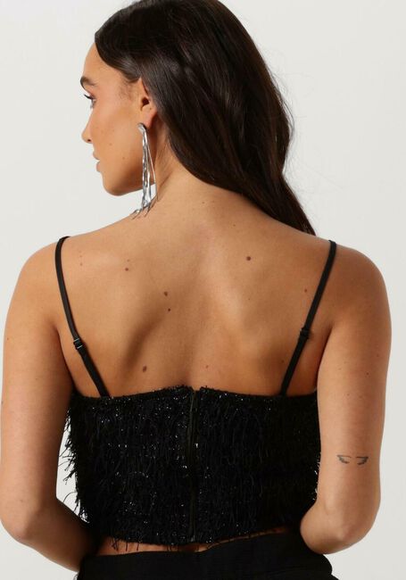 Schwarze CO'COUTURE Top GONZOCC CROP TOP - large