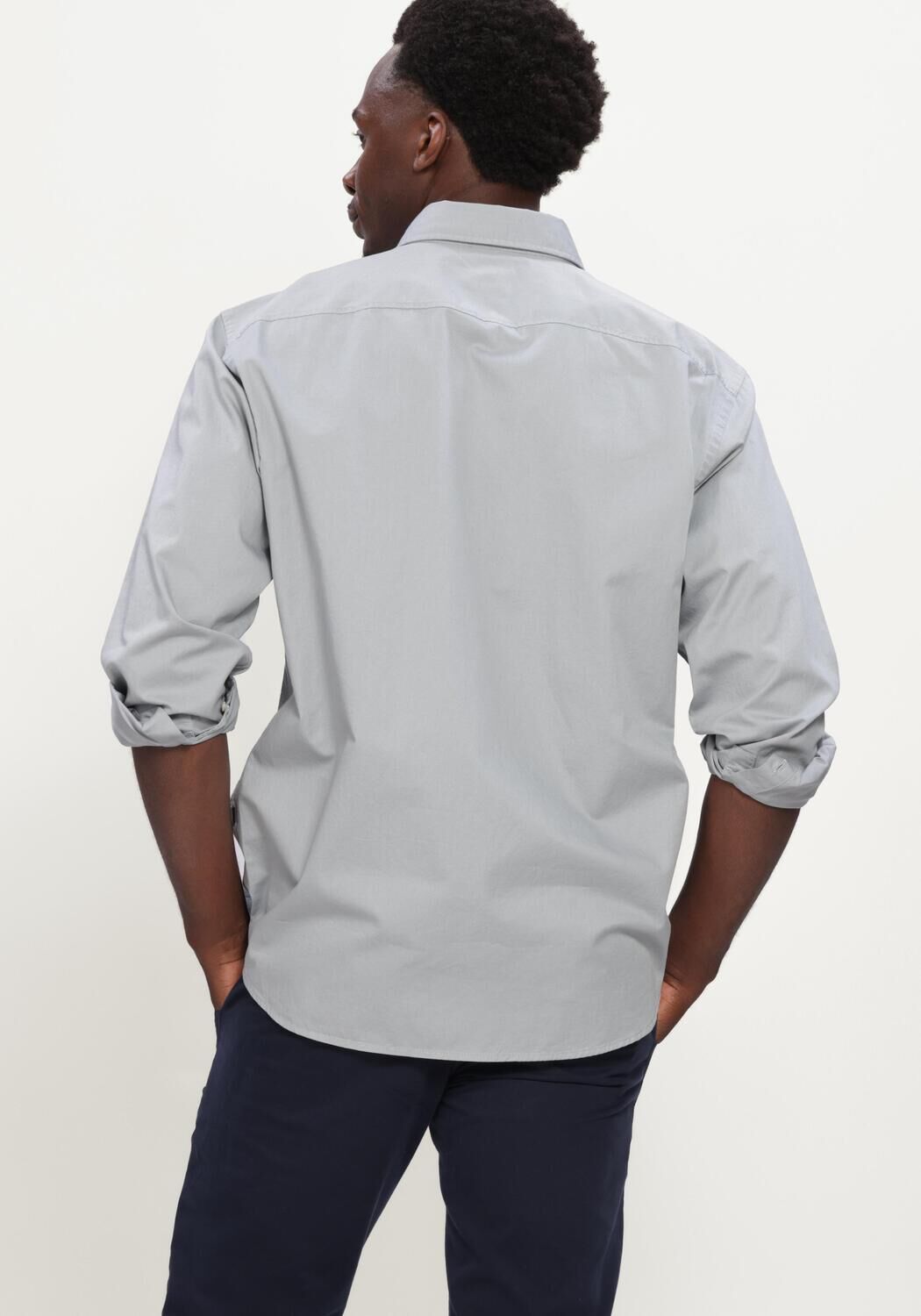 Hellblau BOSS ORANGE Casual-Oberhemd RICOPLUS_M - large