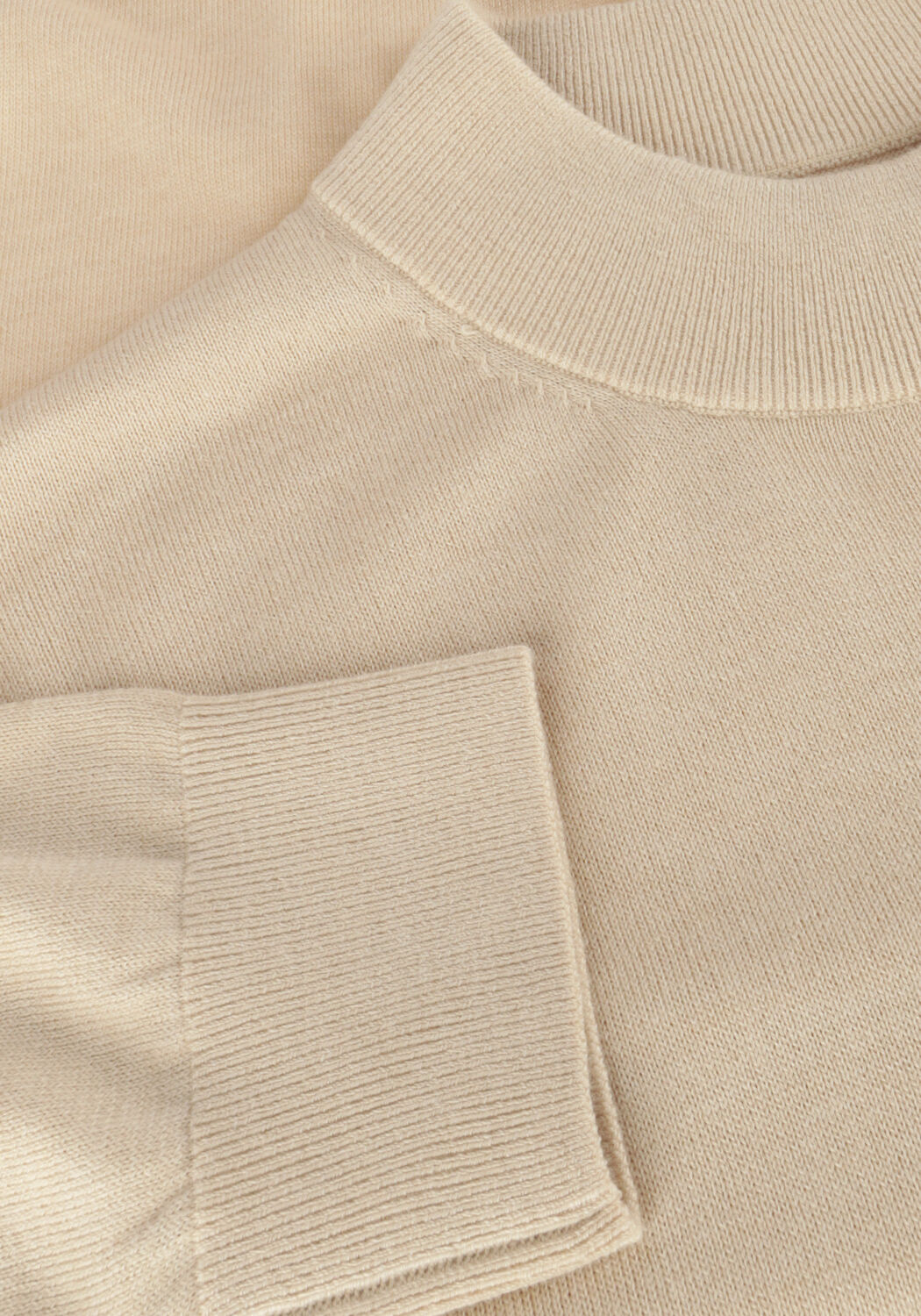 Beige SCOTCH & SODA Sweatshirt DROPPED SHOULDER MOCK NECK - large