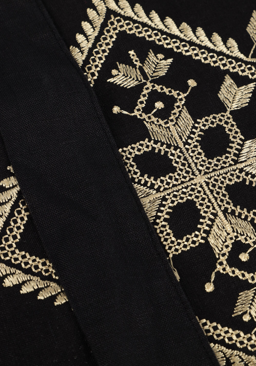 Schwarze GREEK ARCHAIC KORI Maxikleid 230652 - large