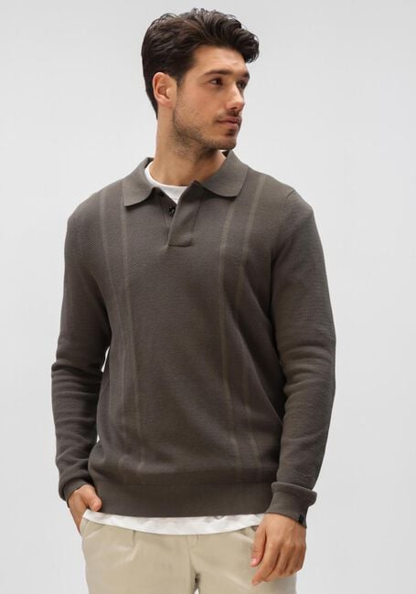 Olive BUTCHER OF BLUE Pullover RIPLEY POLO LS - large