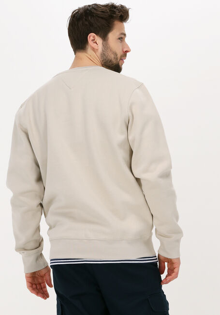 Beige TOMMY JEANS Sweatshirt TJM REGULAR FLEECE C NECK - large