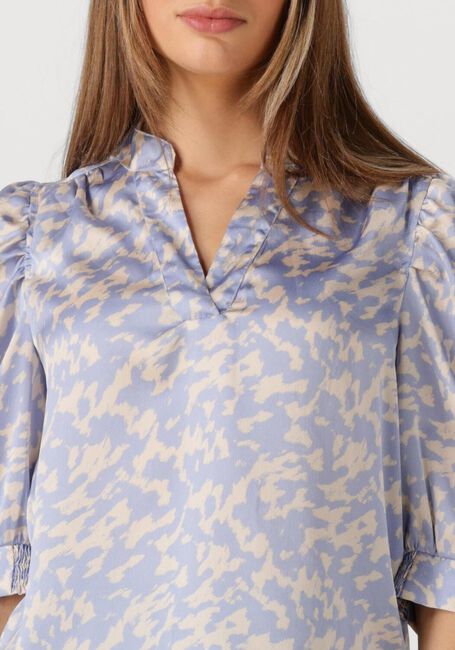Blaue NEO NOIR Blusen ROELLA GRAPHIC FADE BLOUSE - large