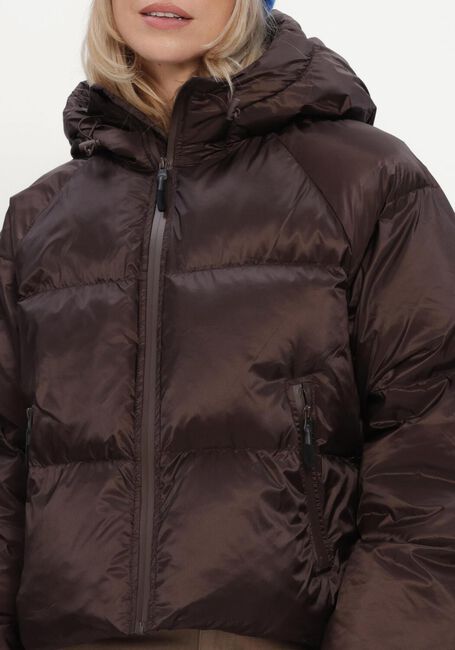 Braune WITHBLACK Wattierte Jack WBLEMMA SHORT DOWN PUFFER JKT - large