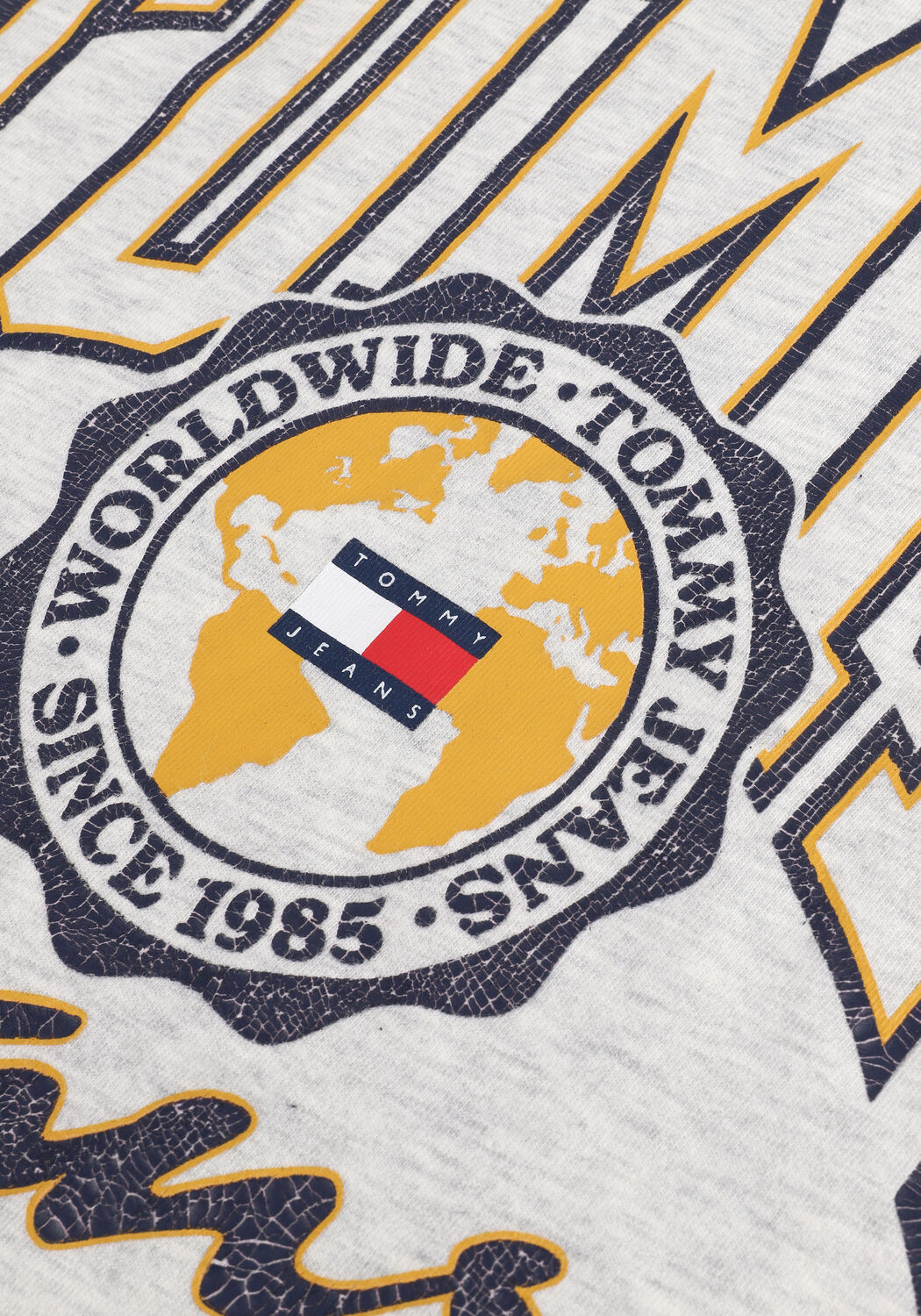 Hellgrau TOMMY JEANS T-shirt TJM BOLD COLLEGE GRAPHIC TEE - large