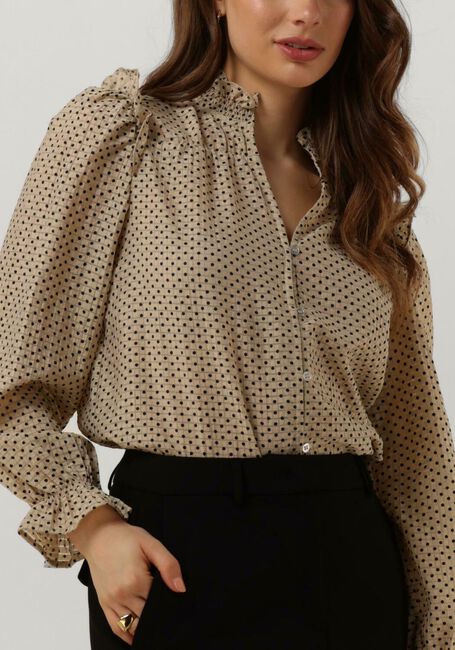 Beige CO'COUTURE Blusen CHESS DOTT SHIRT - large