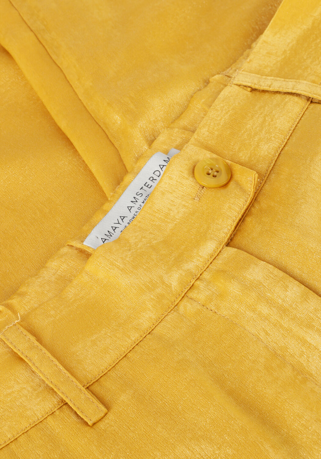 Gelbe AMAYA AMSTERDAM Hose BELLINI PANTS - large