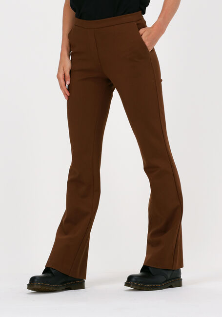 Braune MODSTRÖM Schlaghose TANNY FLARE PANTS - large