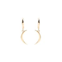 Goldfarbene ATLITW STUDIO Ohrringe SOUVENIR EARRINGS LONG MOON - medium