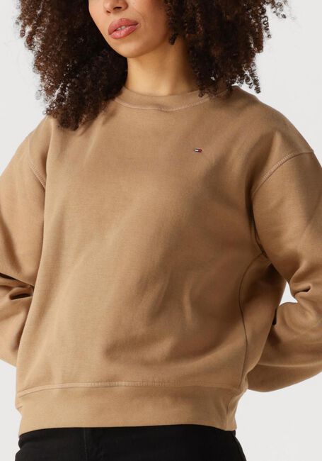 Braune TOMMY HILFIGER Sweatshirt REG FLAG ON CHEST SWTSHRT - large