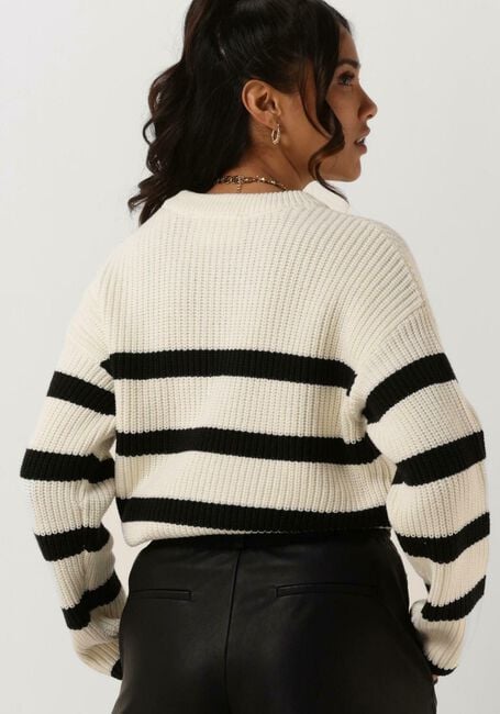 Weiße SELECTED FEMME Pullover SLFBLOOMIE LS KNIT O-NECK B - large