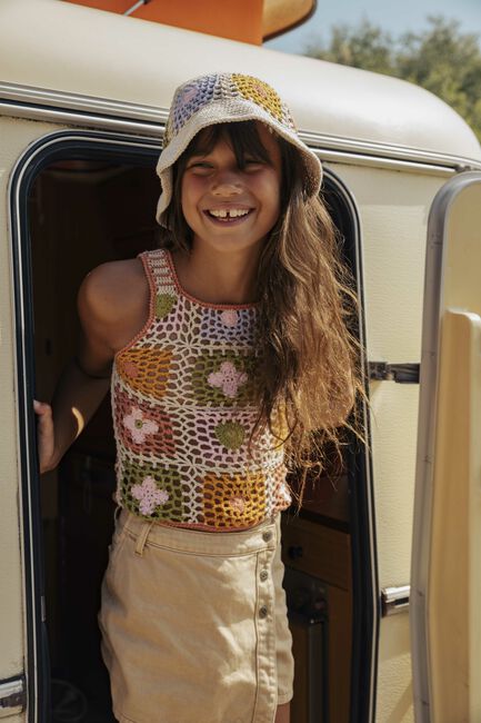 Mehrfarbige/Bunte AMMEHOELA Top AM-LIZZY-02 - large
