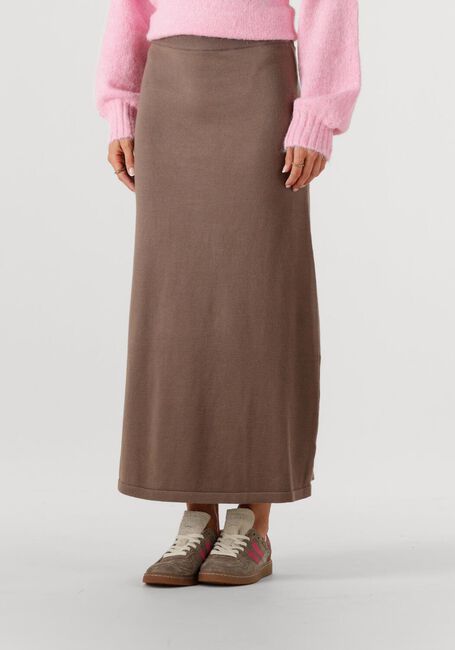 Braune YDENCE Maxirock KNITTED SKIRT ELIA - large